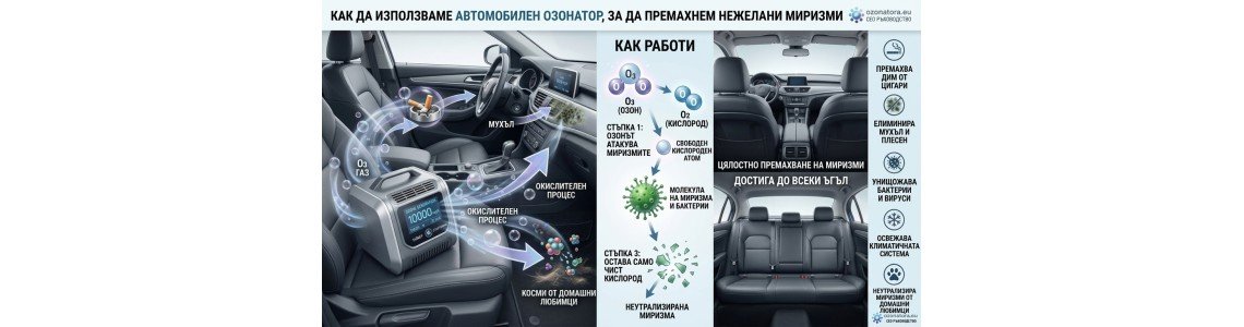 Как да премахнем упоритите миризми в кола с озонатор: Пълно ръководство Как да премахнем упоритите миризми в кола с озонатор: Пълно ръководство